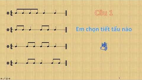 Hướng dẫn tạo trò chơi âm nhạc "Chọn tiết tấu đúng" trên PowerPoint