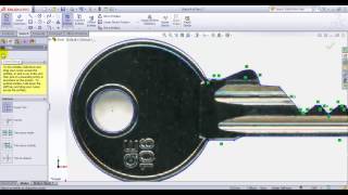 COMO DIBUJAR UNA LLAVE EN SOLIDWORKS MEDIANTE UNA IMAGEN