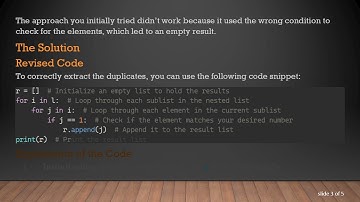 How to Get Duplicate Elements from a Nested List in Python