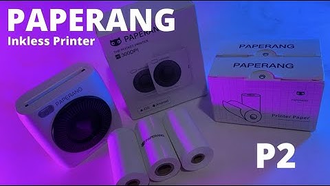Paperang P2 Unboxing & Tutorial | Portable Thermal Printer | Inkless