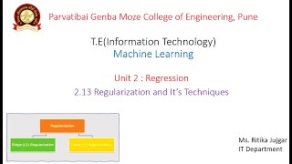 2.13 Regularization and It’s Techniques | Types of Regression | Machine Learning