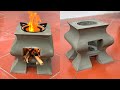 Creative Fire Stove From Roofing and Cement - Cement Ideas