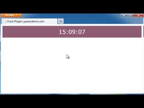 jQuery Digital Clock
