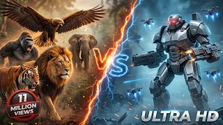 AI Animals vs Machines 🤖🐅 | Epic AI Battle | Nature vs Technology