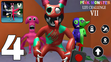 Pink Monster Life Challenge 7 | Chapter 1,2 - Gameplay Walkthrough Part 4 (Android, iOS)