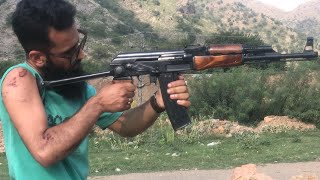 Ak 47 In .308 & 44 Bore Caliber. Orignal Ak Converted to .308 Double Body. Bullets Detail On 44 Bore