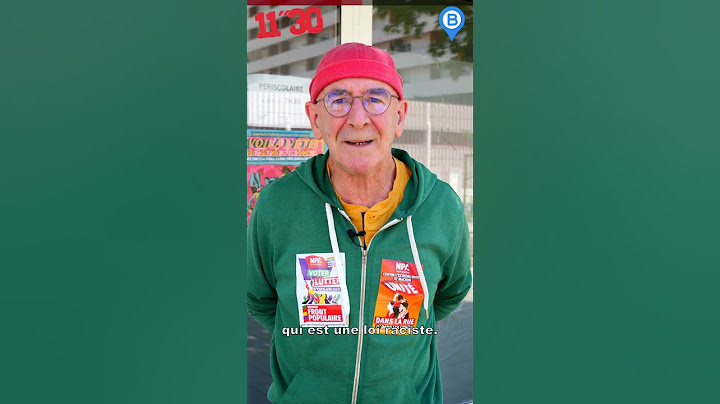11"30 contre le vote raciste | Fernand, militant #législatives2024 #30juin #7juillet #législatives
