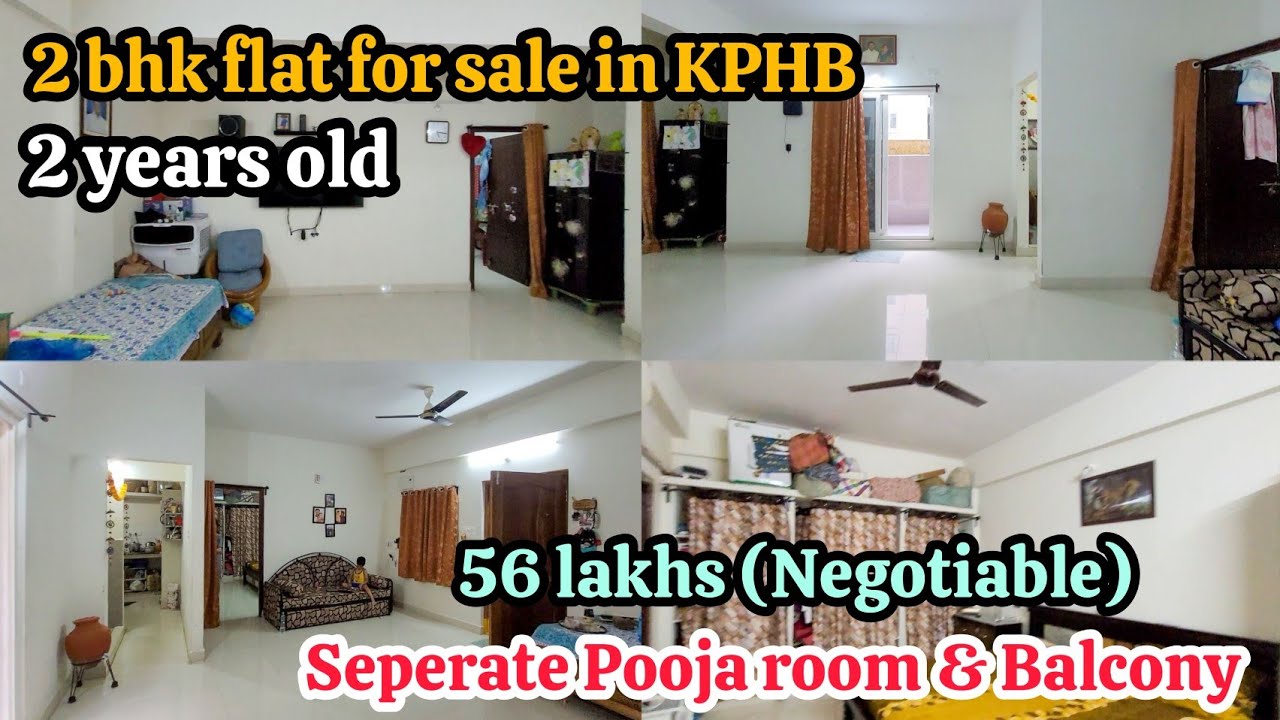2 bhk flat for sale in KPHB 2 years old 1250 Sft Seperate