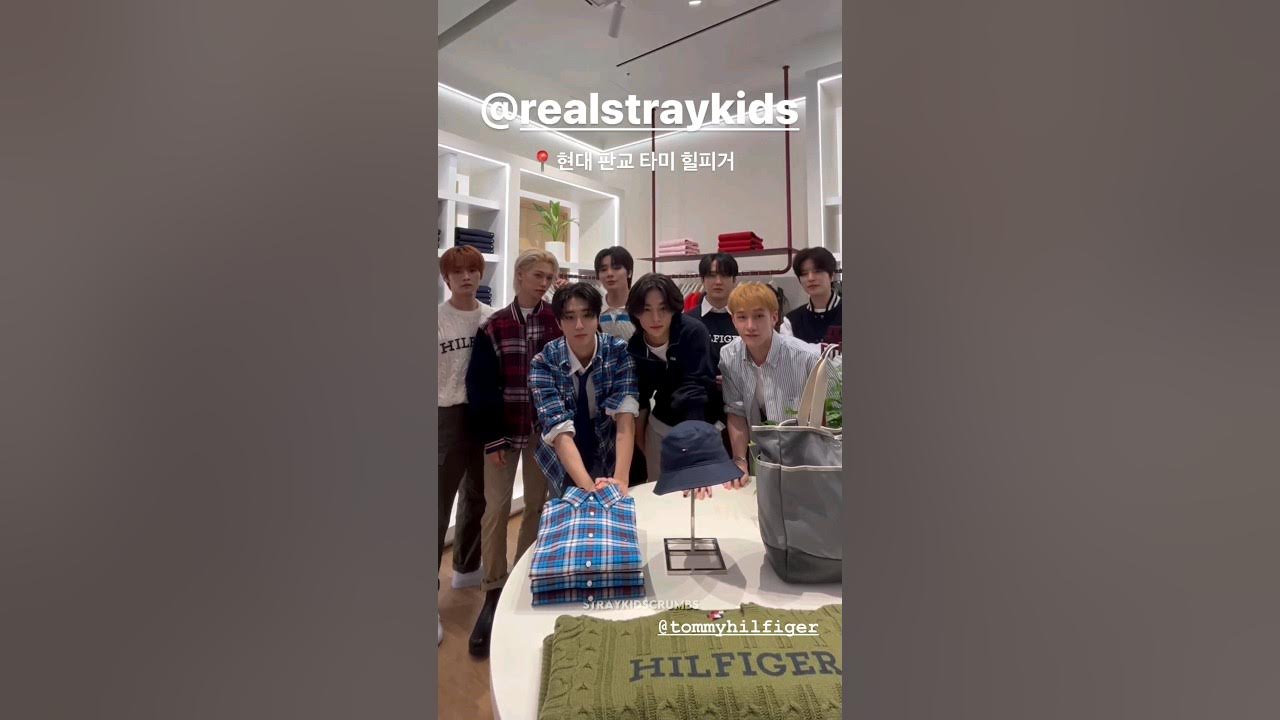 Stray Kids Models Tommy Hilfiger at Hyundai Store Renewal Event