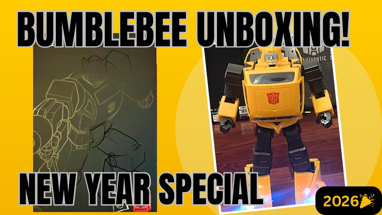 Распаковка Robosen Bumblebee! Начинаем 2026 год с грандиозного показа автоботов! Первый взгляд и ...