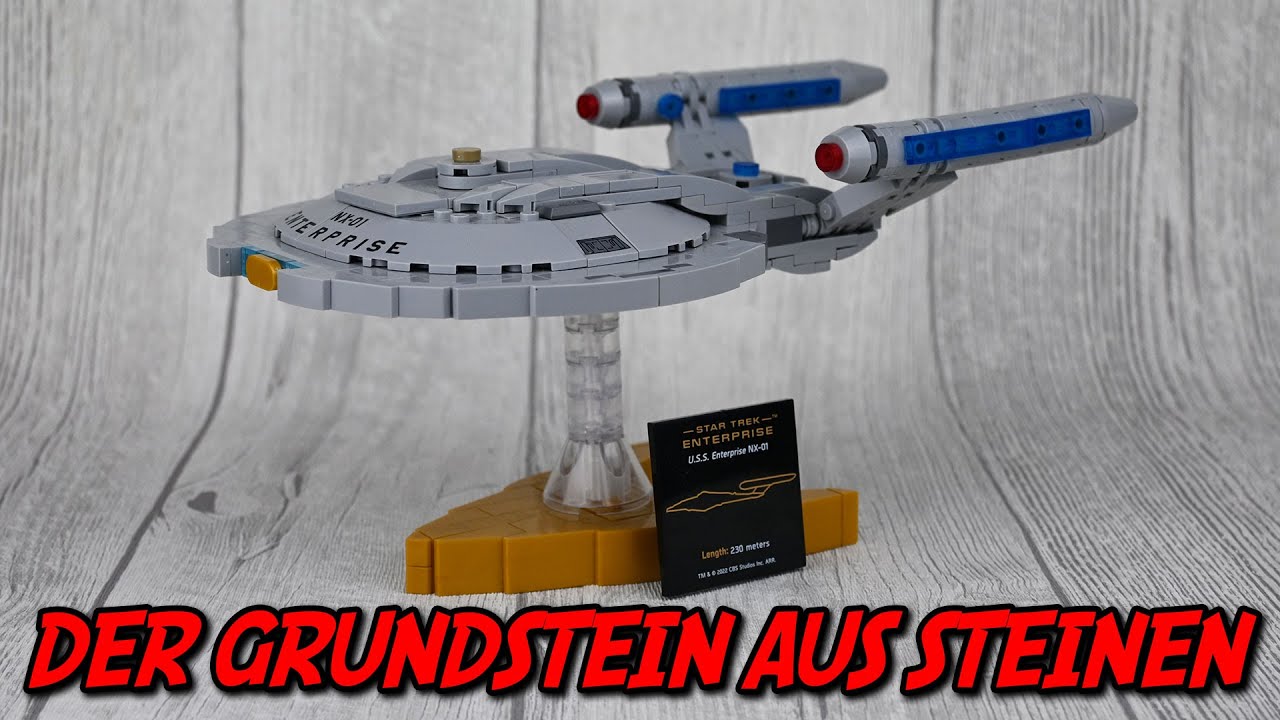 ●THE ENTERPRISE BlueBrixx STAR TREK USS Enterprise NX-01 REVIEW • Set 104954