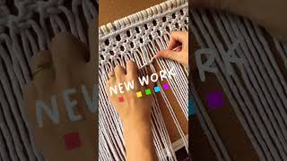 Macrame New Work #handmade#diy#artesanato#tapete#ideia#decor#rug#mat #diy