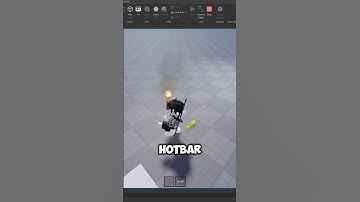 How to make custom hotbar in roblox studio tutorial #robloxstudio #robloxstudiotutorial #robloxgame