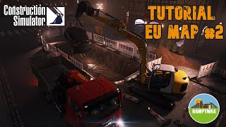 Construction Simulator (2022) Tutorial EU Map Friedenberg #2 Sorting out the Roof and Rescuing a Car