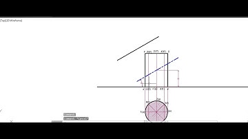 Section of Solids - Prism - Perpendicular to VP and inclined to HP