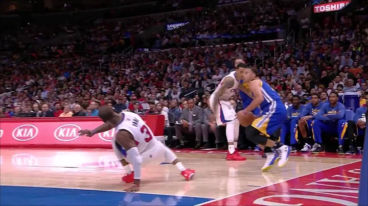 CP3 Paul Bows Down to Steph Curry Warriors vs Clippers 3 31 2015