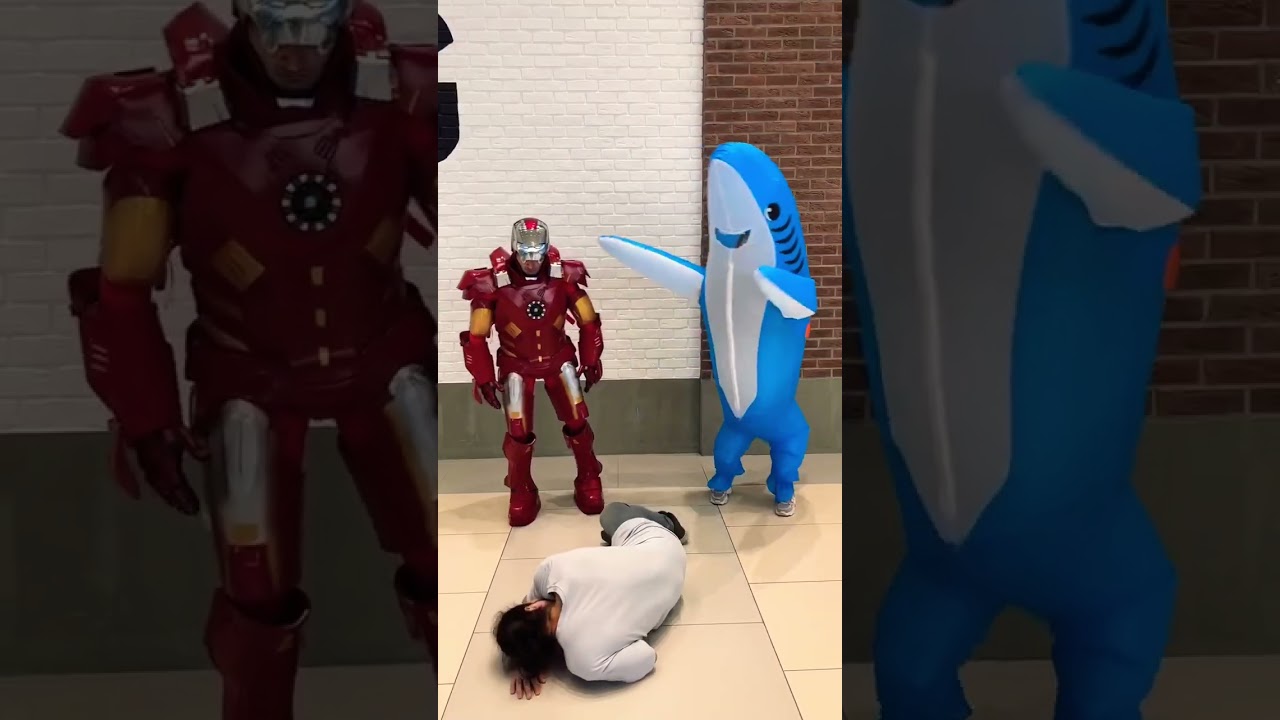 BABY SHARK and IRON MAN