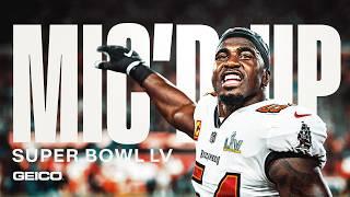 Lavonte David Micd Up At Super Bowl Lv Tampa Bay Buccaneers
