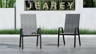 JEAREY | How to Assemble Patio Dining Chairs- The Easiest & Fastest Method!