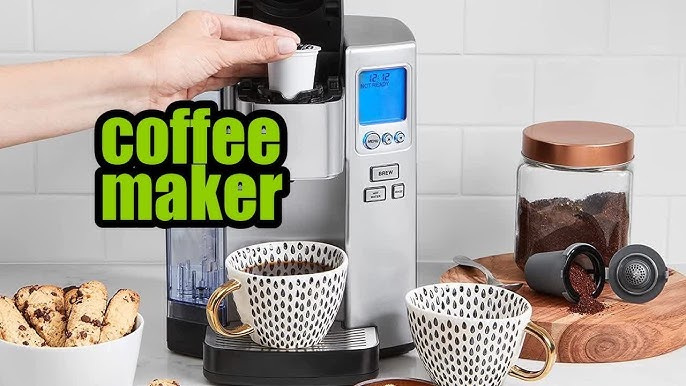 Mixpresso 2 in 1 Grind & Brew Automatic Personal Coffee Maker, Automatic  Single Serve Coffee Maker with Grinder Built-In and 14oz Travel Mug, Auto