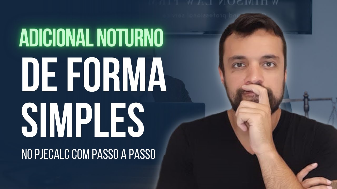 Como apurar adicional noturno no PJECALC em 5 minutos?