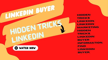 How can find LinkedIn buyer information Bangla । LinkedIn Marketing Hidden Tricks
