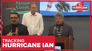 Manatee County officials give update on Hurricane Ian evacuation orders