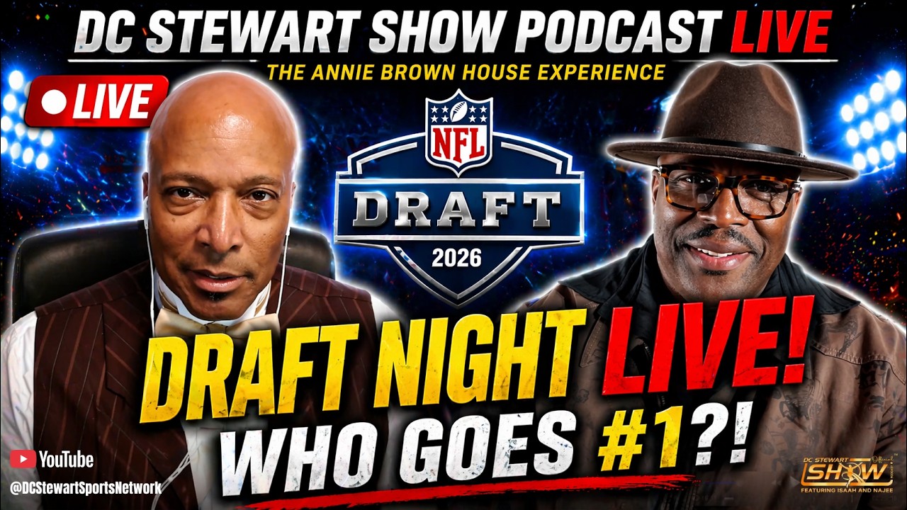 NFL Draft 2026 Live Reactions, Trades & First Round Breakdown | DC Stewart Sports Network (Part 1)