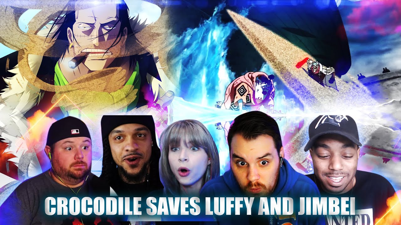 Crocodile Saves Luffy And Jimbei ! Reaction Mashup