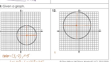 Writing Equations of Circles