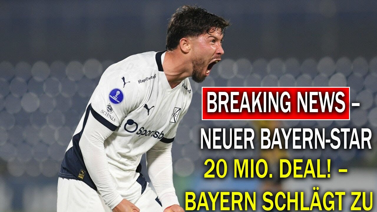 Transfer-Kracher: Bayern schnappt sich südamerikanisches Mittelfeld-Talent für 20 Millionen Euro!