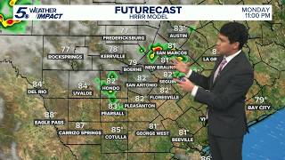Spotty rain possible for Monday | KENS 5 Weather Impact Forecast