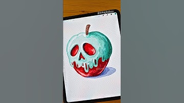 Full Tutorial Available Now 👻 #art #shorts #procreate #watercolor