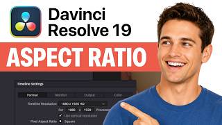 How To Change Aspect Ratio In Davinci Resolve 19 | 2026 Updated