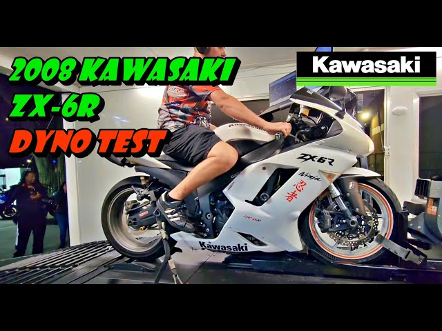 ミュージシャン TK566 2008 Kawasaki ZX-6 Dyno Test - YouTube