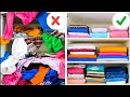 34 FOLDING TIPS TO SAVE YOUR SPACE AND TIME | GENIUS LIFE HACKS FOR TRAVEL