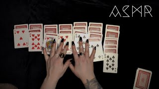 ASMR / Solitaire / ♠️ card shuffle ( whispers rambling) #asmr #solitaire #shuffling