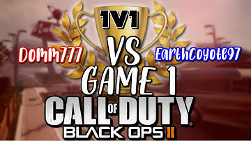 BLACK OPS 2 1v1 SNIPERS ONLY TOURNAMENT GAME 1 (Dom777 VS EarthCoyote97) #faze5