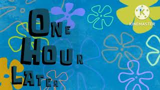 One Hour Later SpongeBob Time Card #189 Resimi