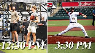 36-Year-Old Pitching Coach Starts A Pro Game