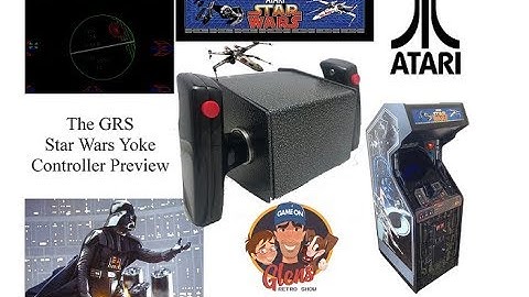 GRS ATARI Star Wars Arcade Yoke Controller, Save the Galaxy!