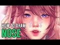 Easy Guide to Drawing & Painting Noses 🎨
