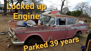 Will it run? 1959 AMC Rambler Ambassador  abandoned part 1