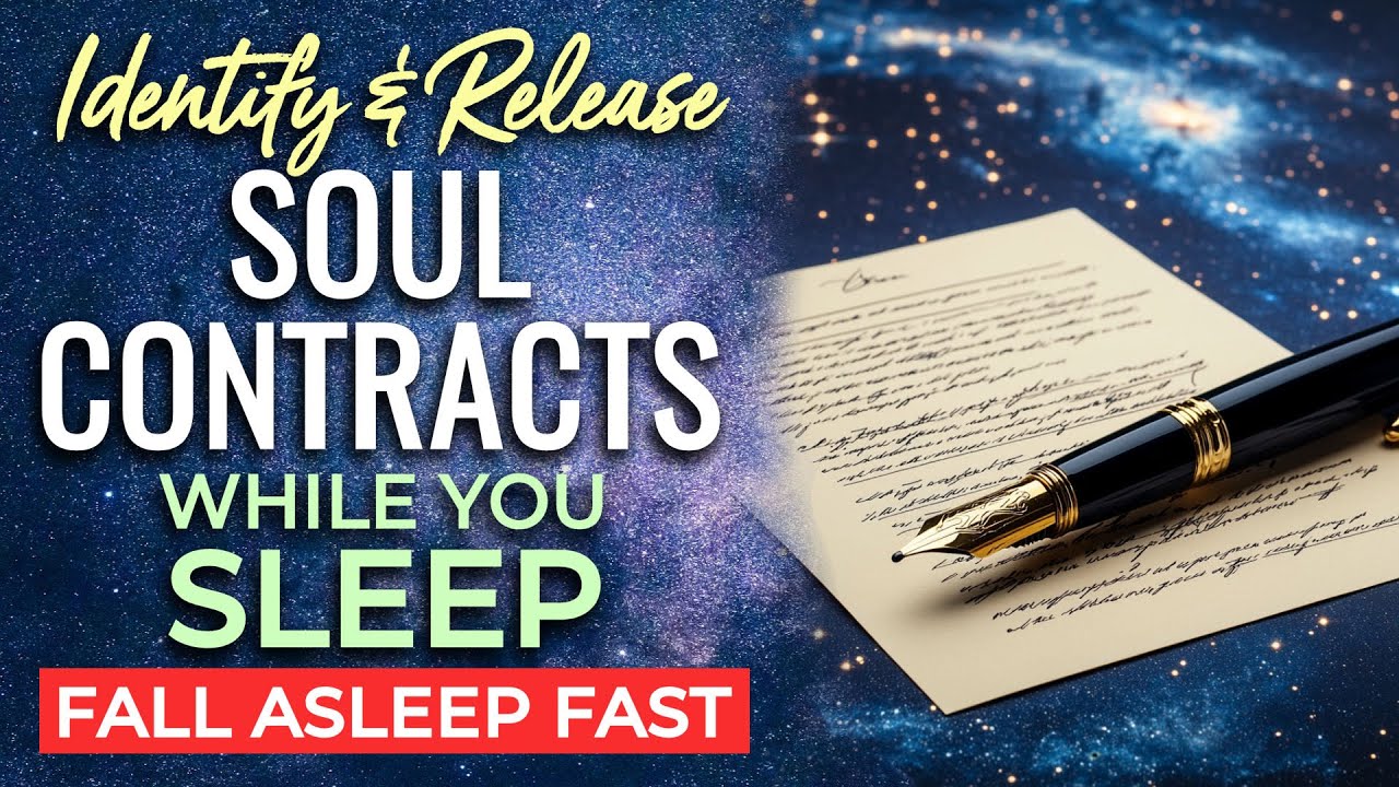 SOUL CONTRACTS Sleep Meditation | Identify, Fulfil or Release Soul Contracts; Evolve, Feel Liberated