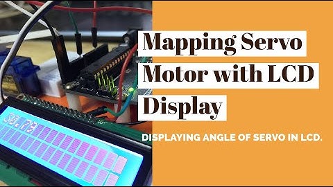 Arduino Tutorial 21: Robotics | Arduino | Displaying Angle of Servo in LCD | ServoMotor|LCD Display.