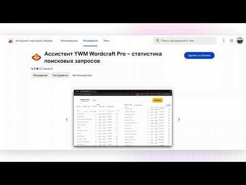 Ассистент YWM Wordcraft Pro – статистика поисковых запросов video preview 2