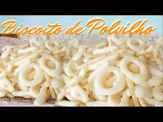 BISCOITOS DE POLVILHO ASSADO BEM SEQUINHO #KDELICIACOZINHA