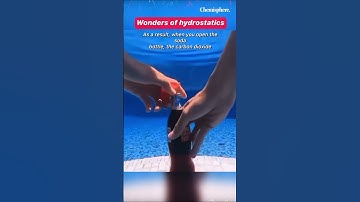 Wonders of hydrostatics explained #science #chemisphere #physics