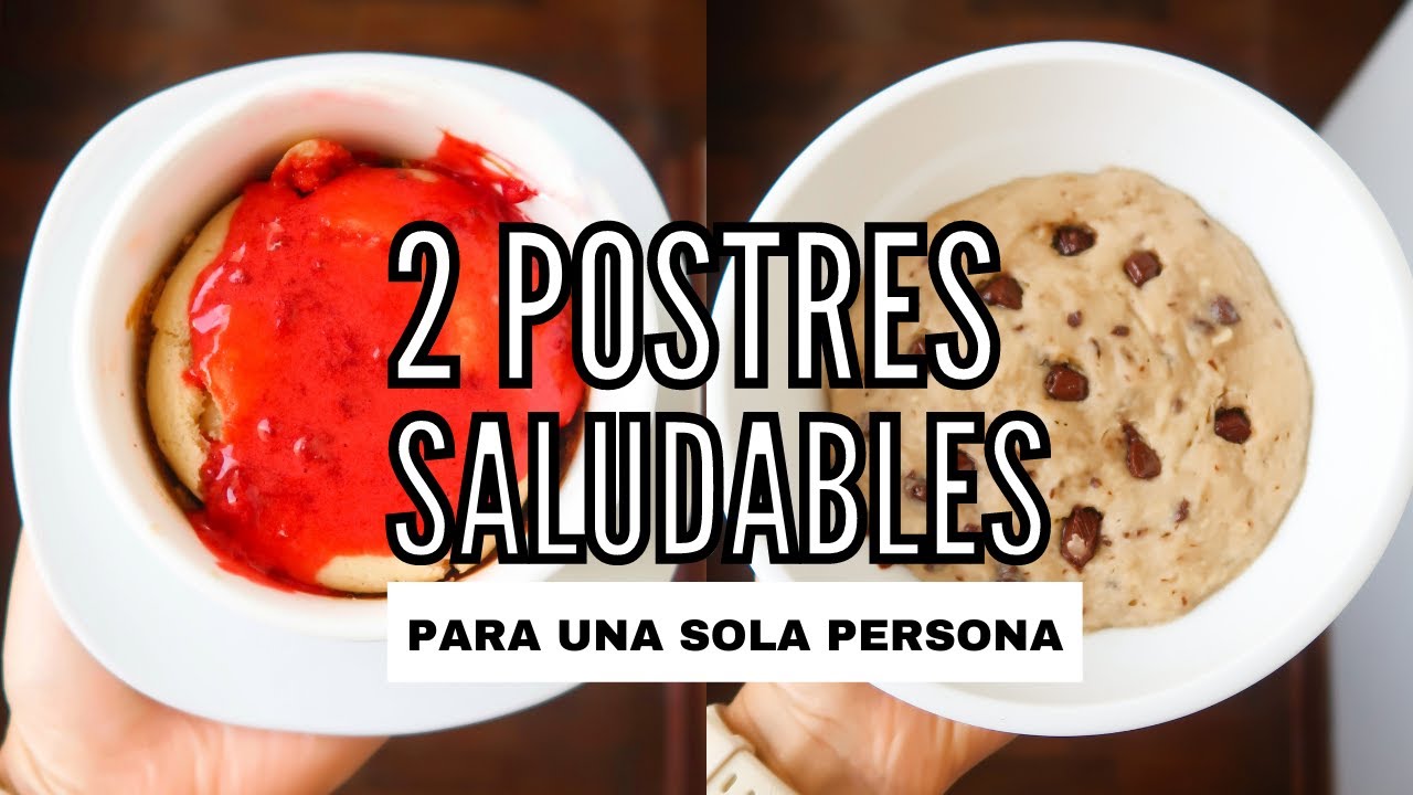 POSTRES SALUDABLES PARA UNA SOLA PERSONA | Michela Perleche
