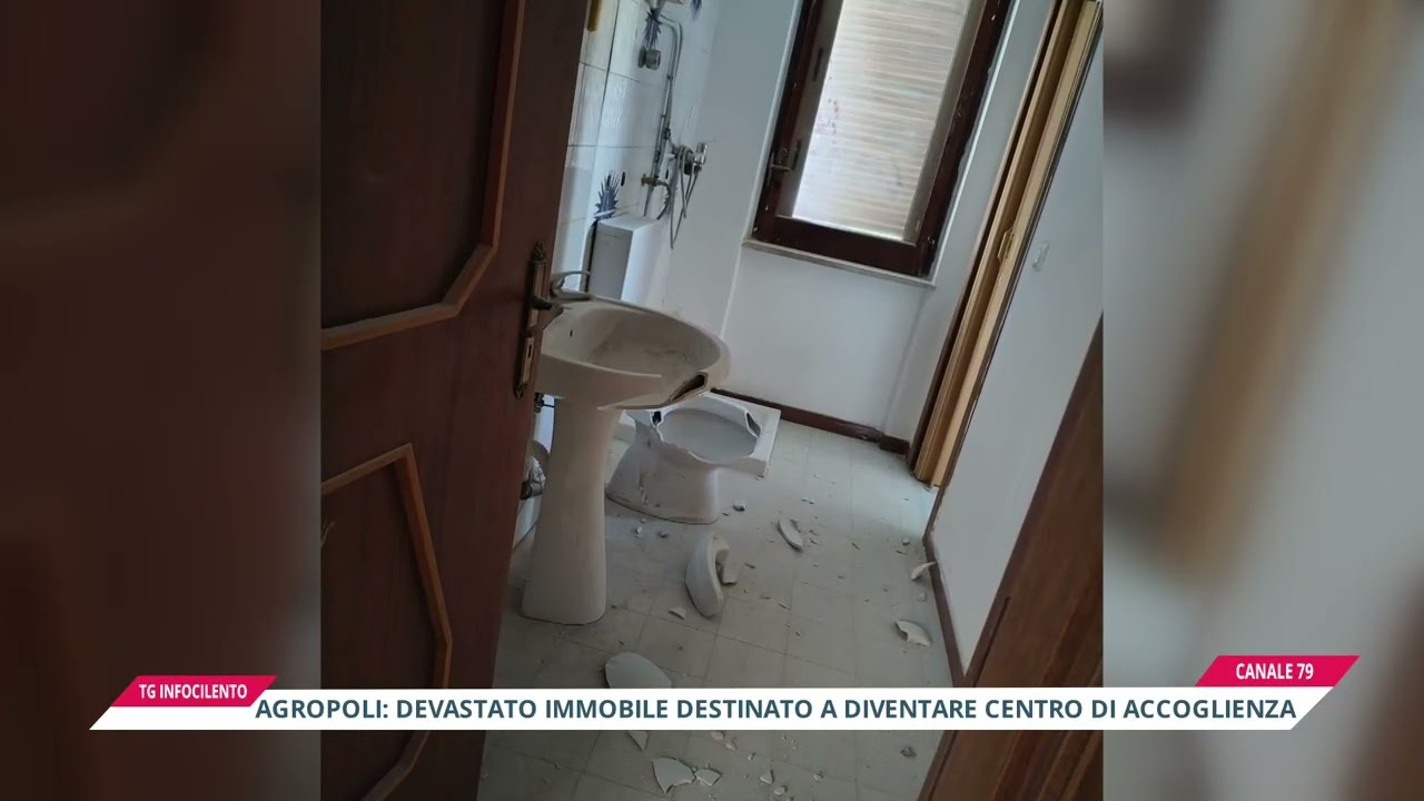Agropoli, devastato a colpi di piccone il nuovo centro d'accoglienza
